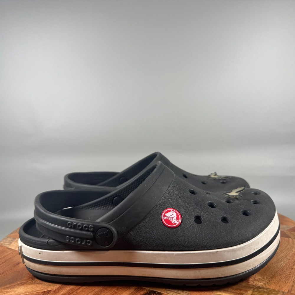 Crocsâ Crocband Clog Black White Womens 6 Mens 4